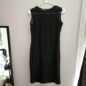 Layerable Black Lace Dress
